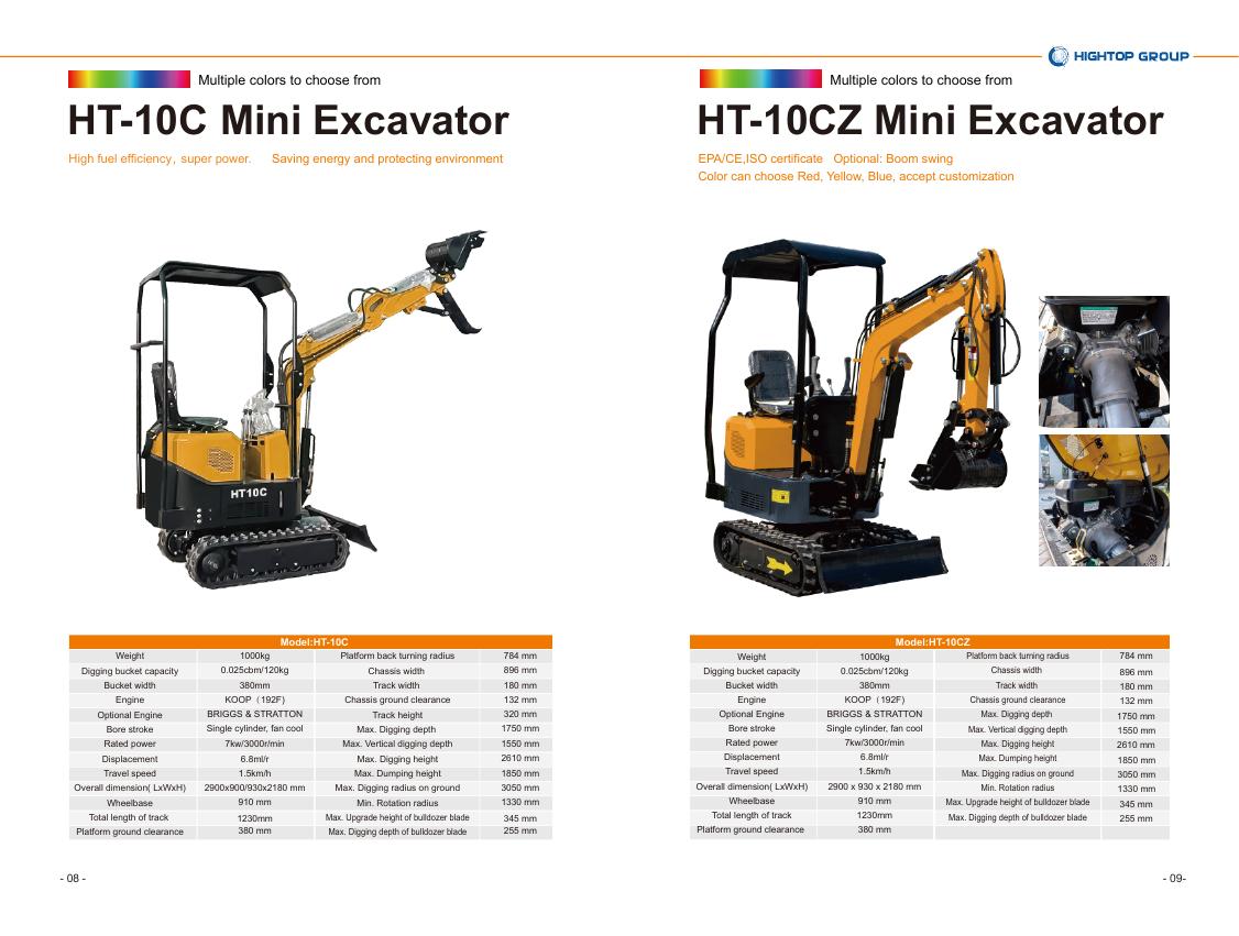 Excavateurs / mini-pelles 6