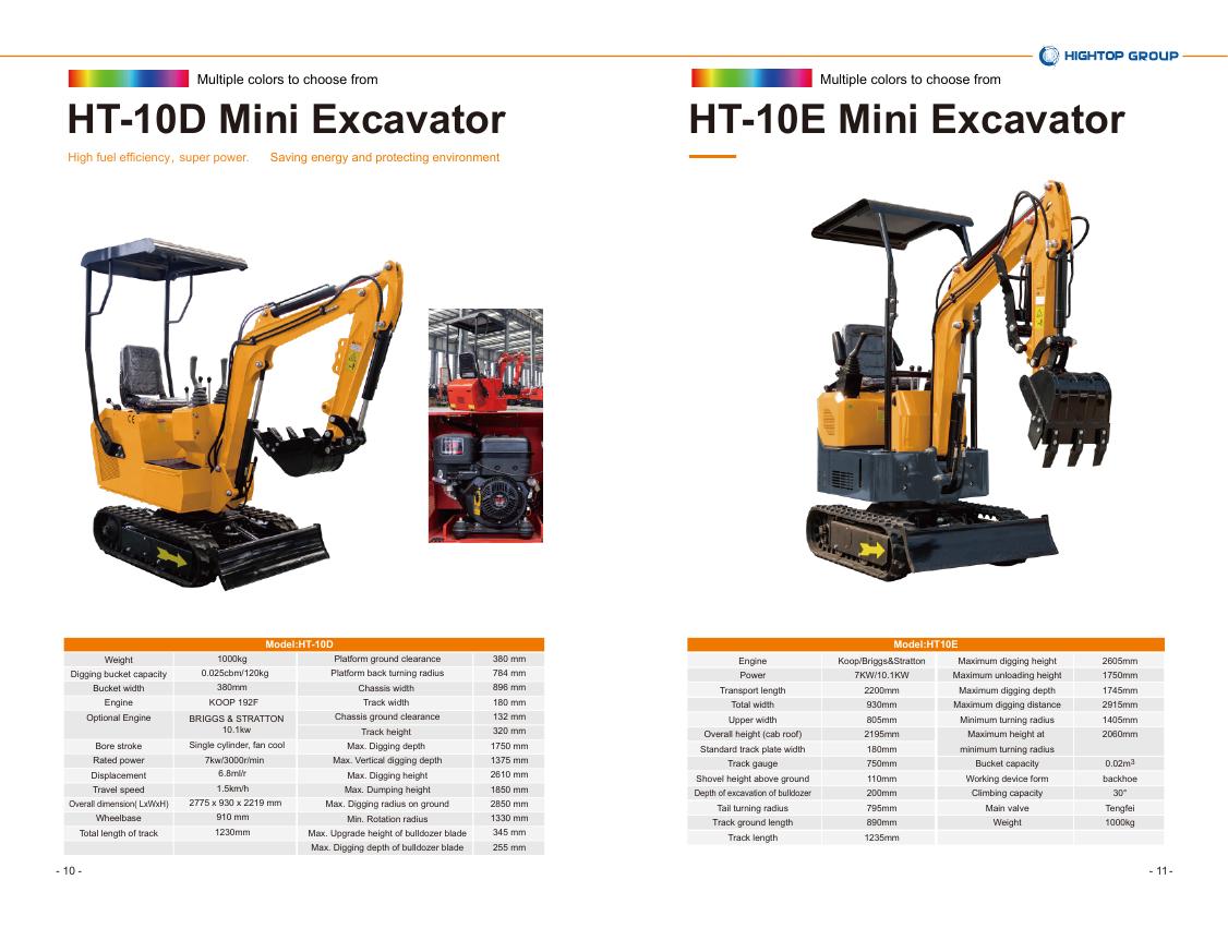Excavateurs / mini-pelles 7