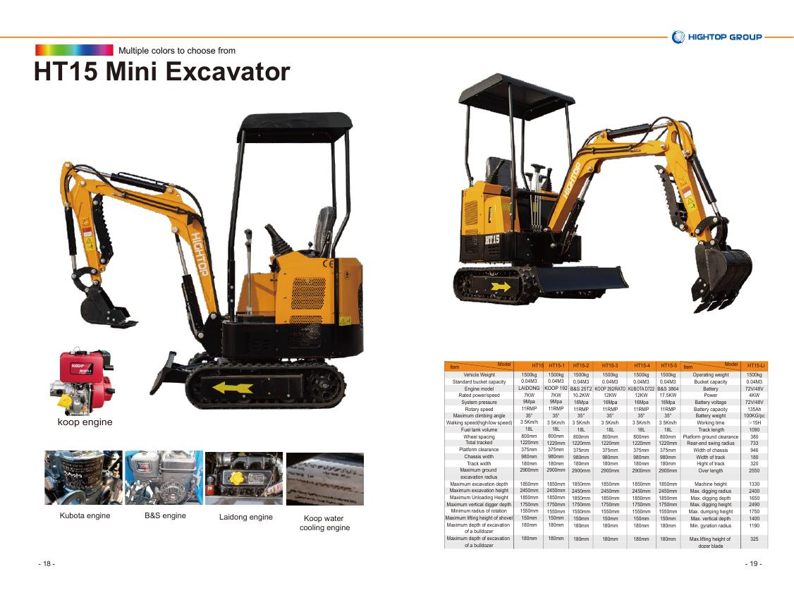 Excavateurs / mini-pelles 11