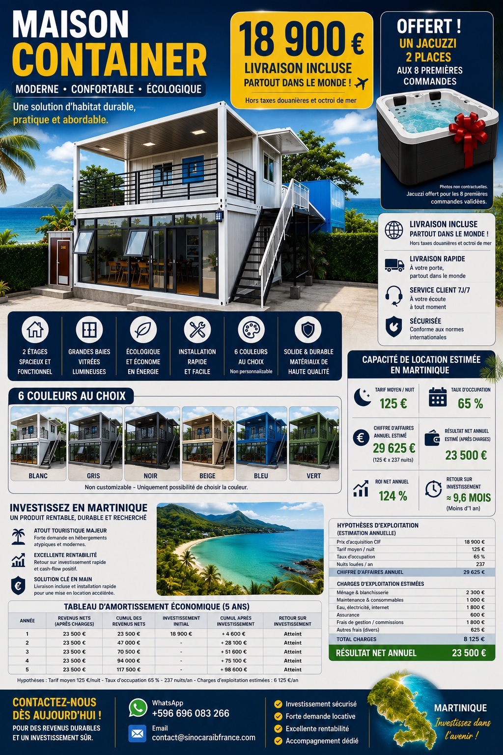 Solutions d’habitation modulaire SCF 16