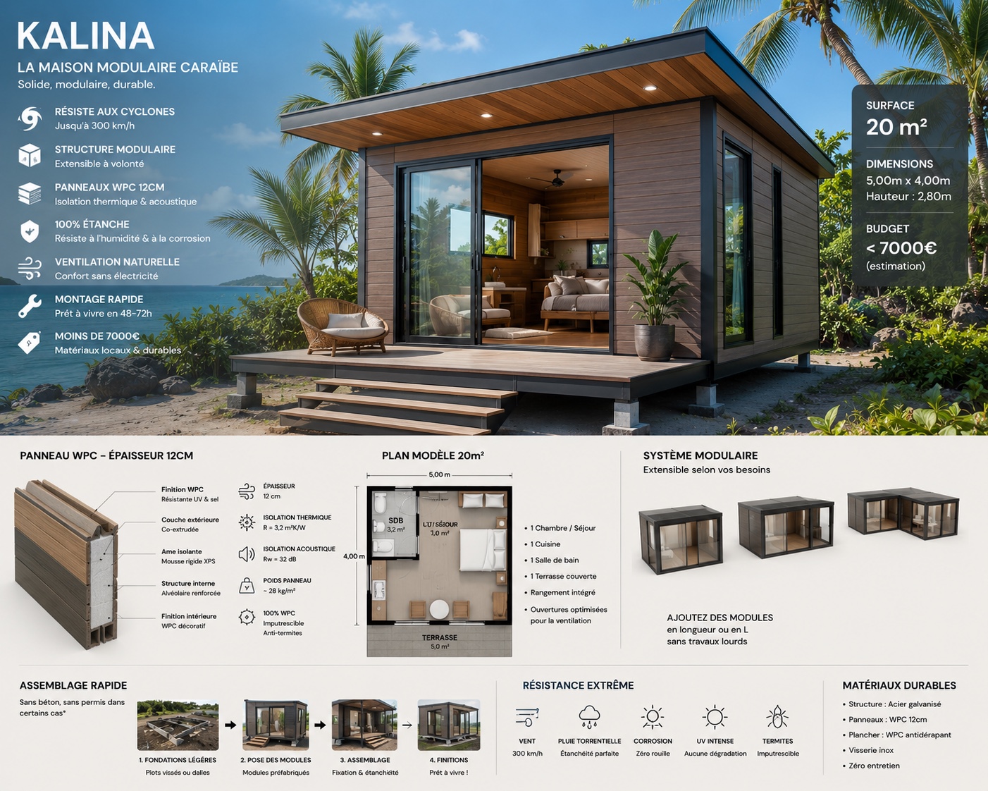 Solutions d’habitation modulaire SCF 30
