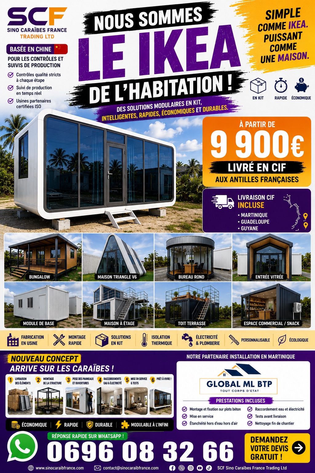Solutions d’habitation modulaire SCF 33