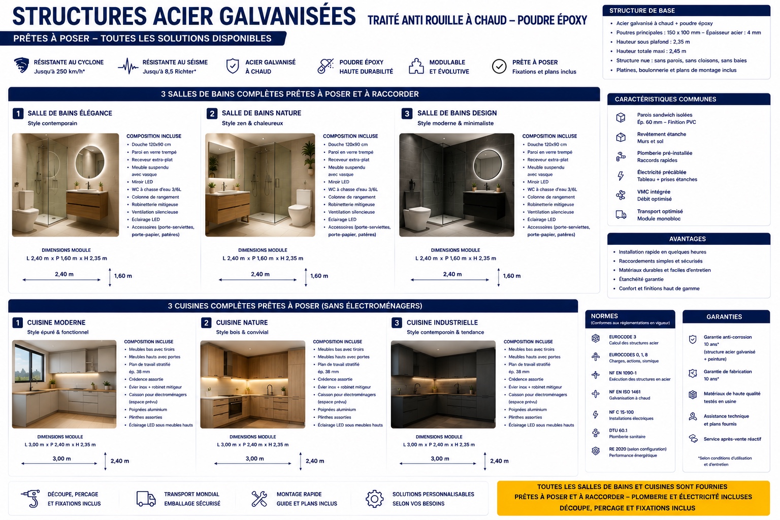 Solutions d’habitation modulaire SCF 34