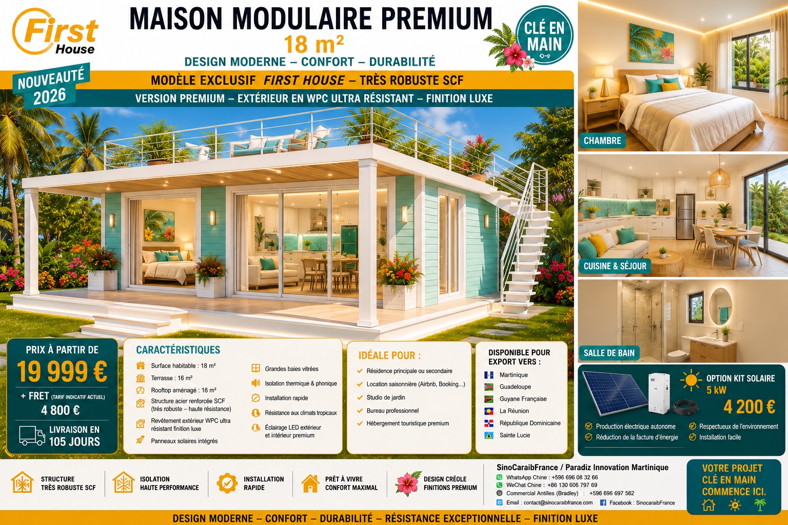 Solutions d’habitation modulaire SCF 48
