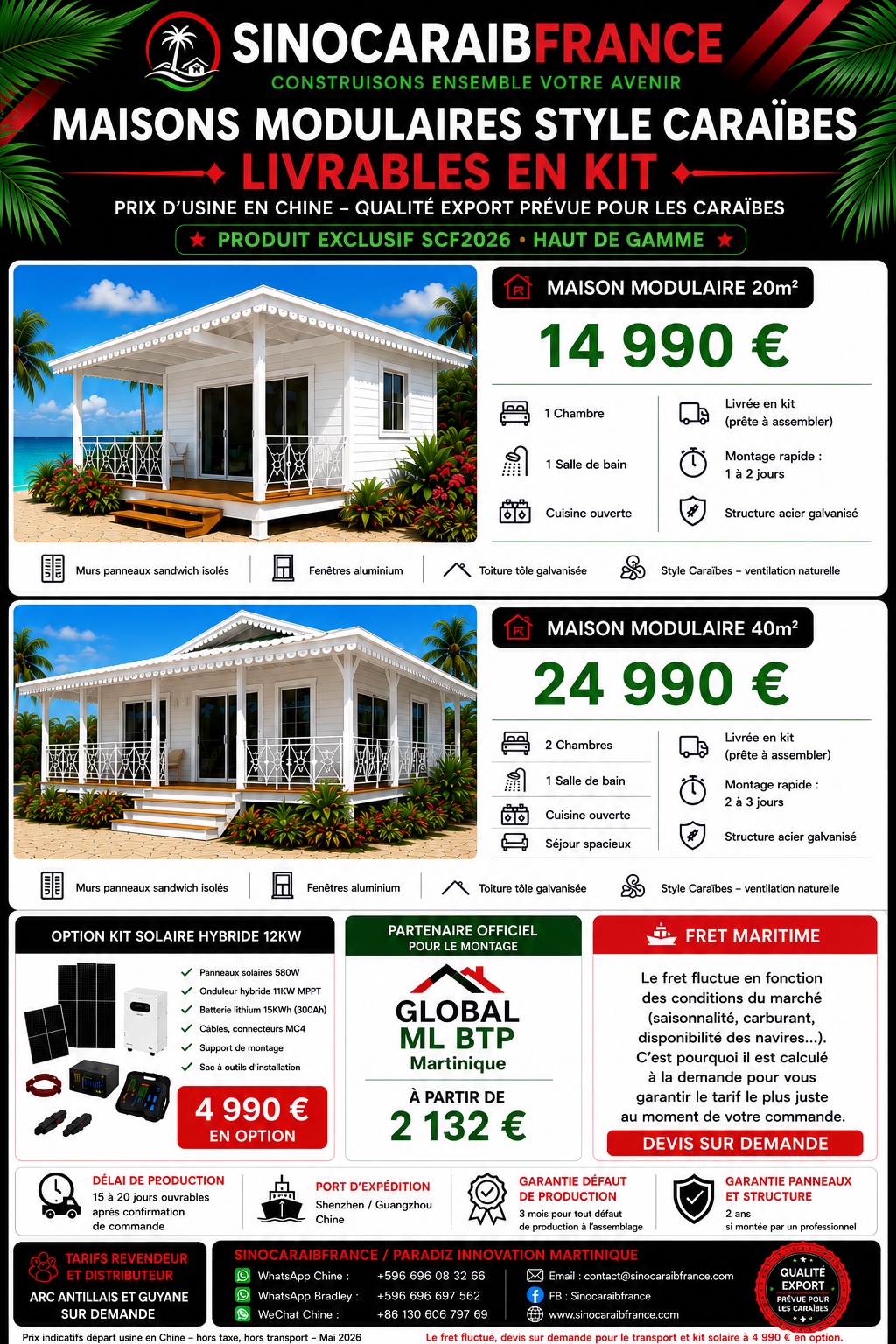 Solutions d’habitation modulaire SCF 50
