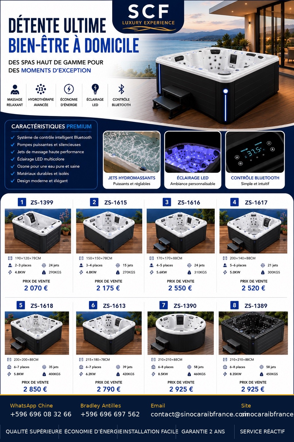 Catalogue Jacuzzi SCF Luxury Experience